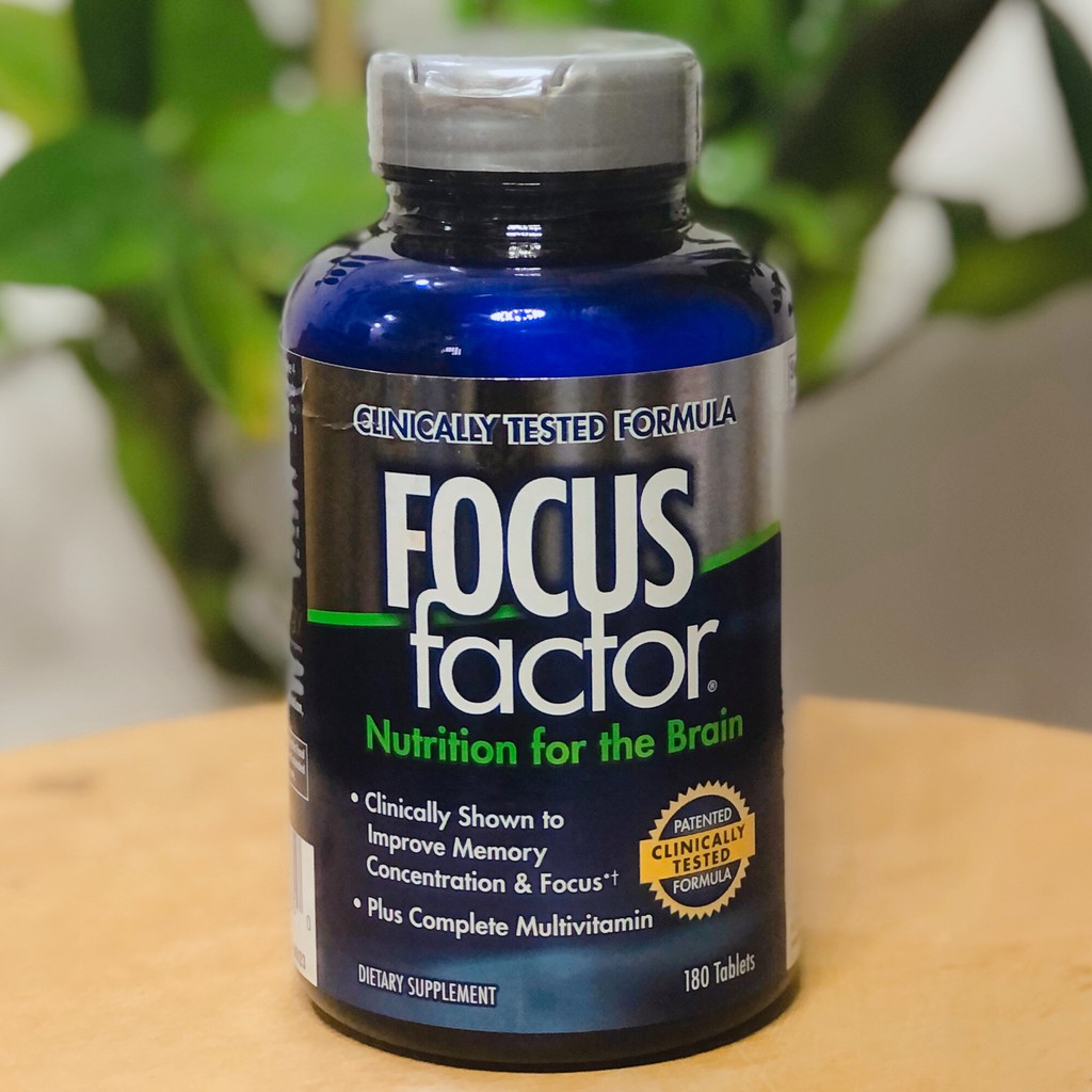 [HCM]Focus Factor Nutrition for The Brain Hộp 180 viên