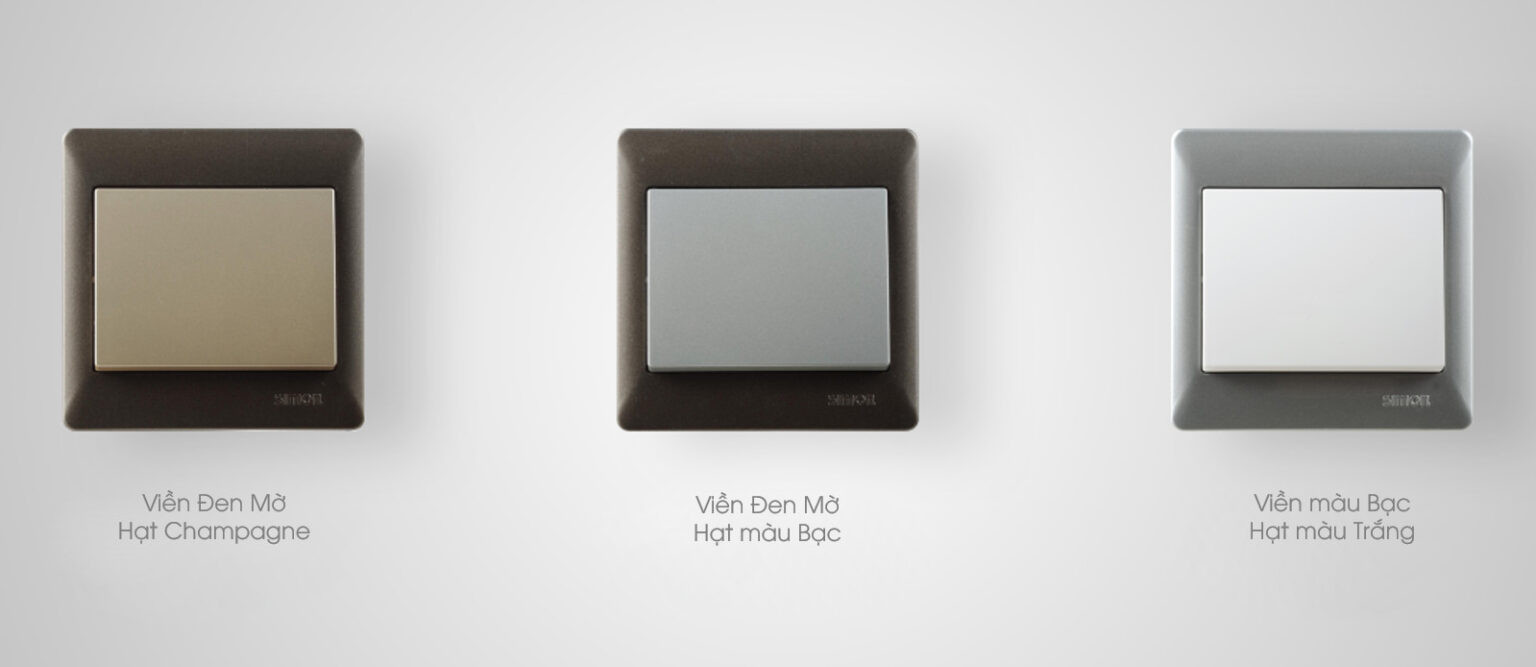 Bộ công tắc đơn 2 chiều chuẩn vuông Simon Series 50