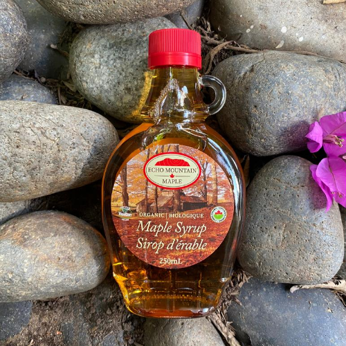SI RÔ HỮU CƠ LÁ PHONG - ORGANIC MAPLE SYRUP 250ml - echo mountain maple