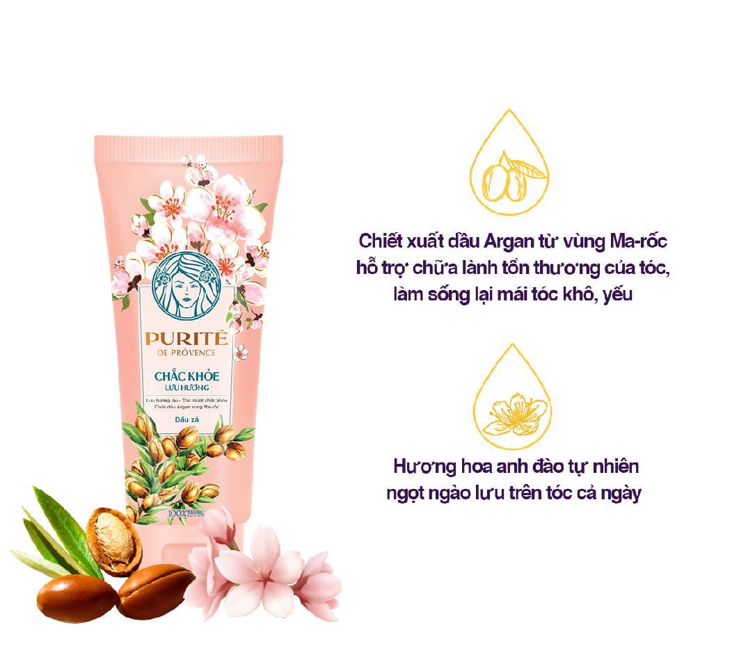 Dầu Xả Purite Chắc khỏe Lưu hương 150ml
