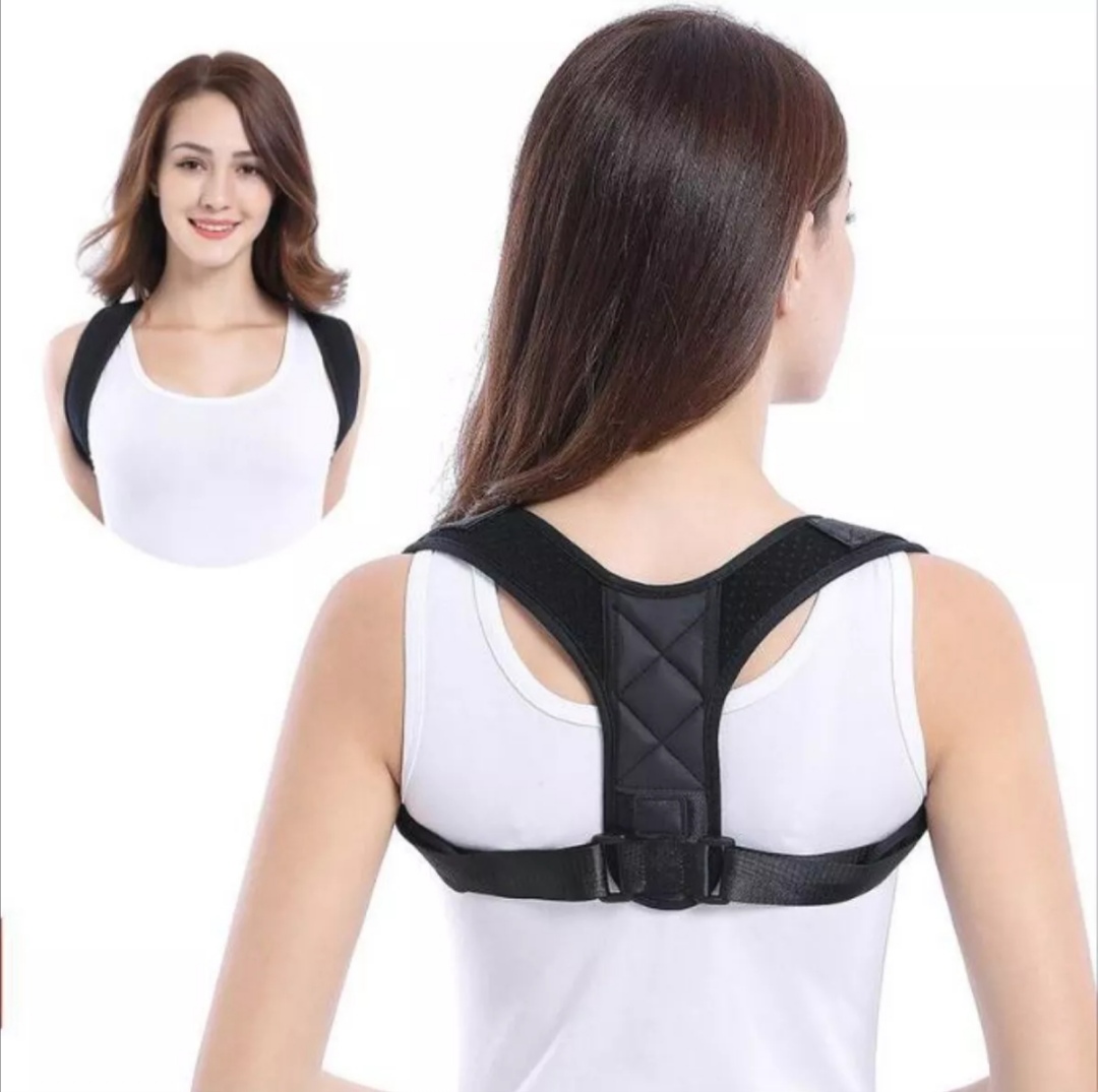 Đai chống gù lưng cải thiện cột sống. Màu đen