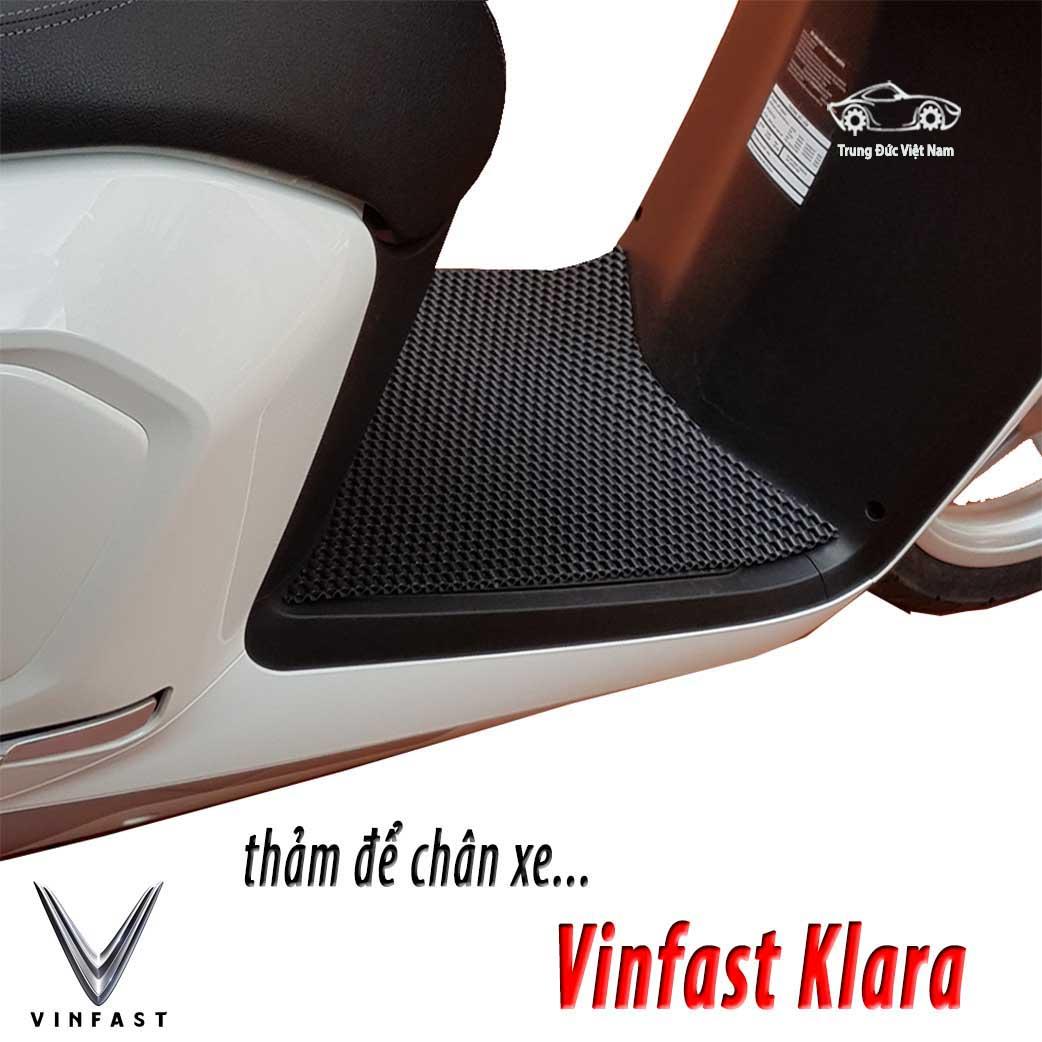 Thảm lót chân xe máy điện vinfast klara lót sàn vinfast klara bằng cao su....