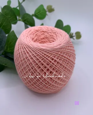 Sợi lace cotton trơn Craft Yarn VN - Cuộn 50gr