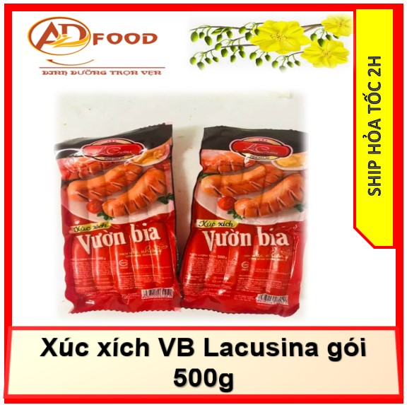 Xúc xích VB Lacusina gói 500g