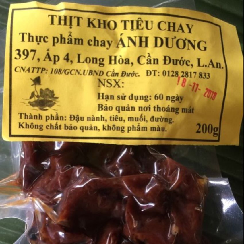 Thịt kho tiêu chay Ánh Dương - HiSuo