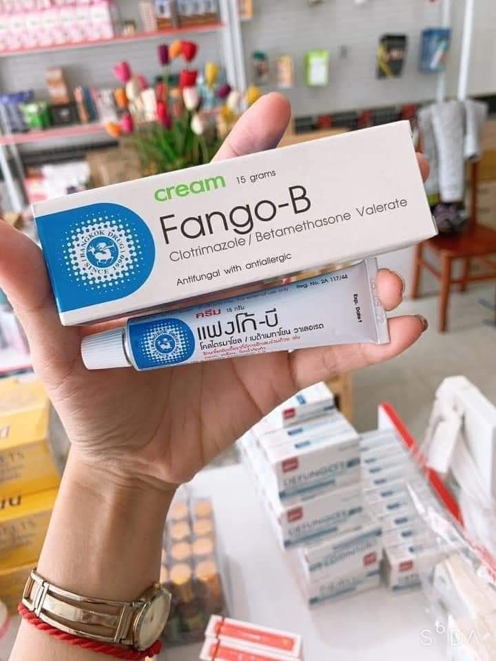 Kem thoa lang ben, nấm Fango-B Thái Lan 15gr