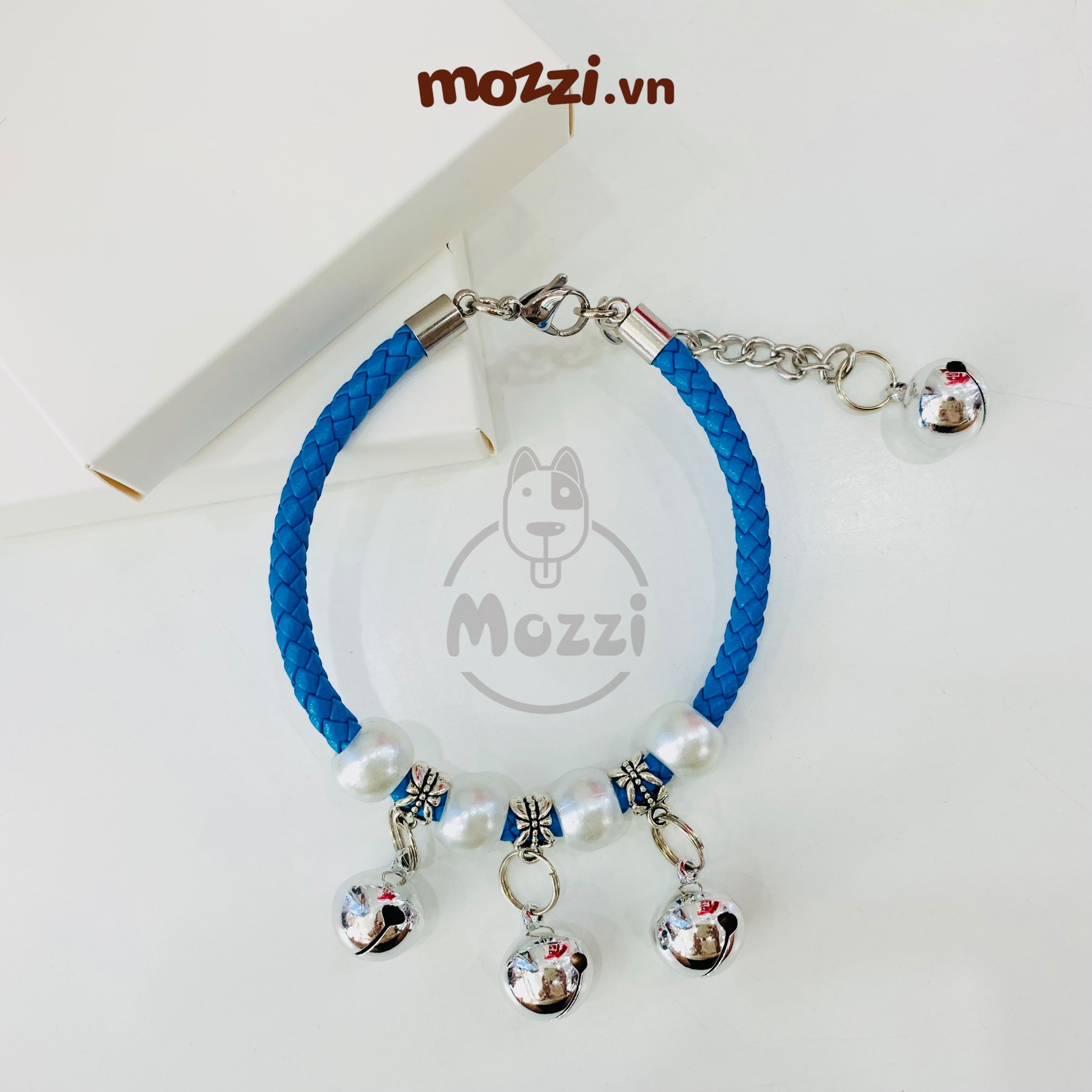 Vòng cổ hạt charm mix ngẫu nhiên dễ thương cho chó mèo