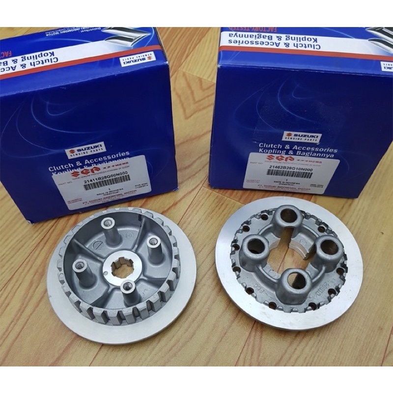 Cặp đế nhôm nồi axelo 125 côn tay - Suzuki Indo