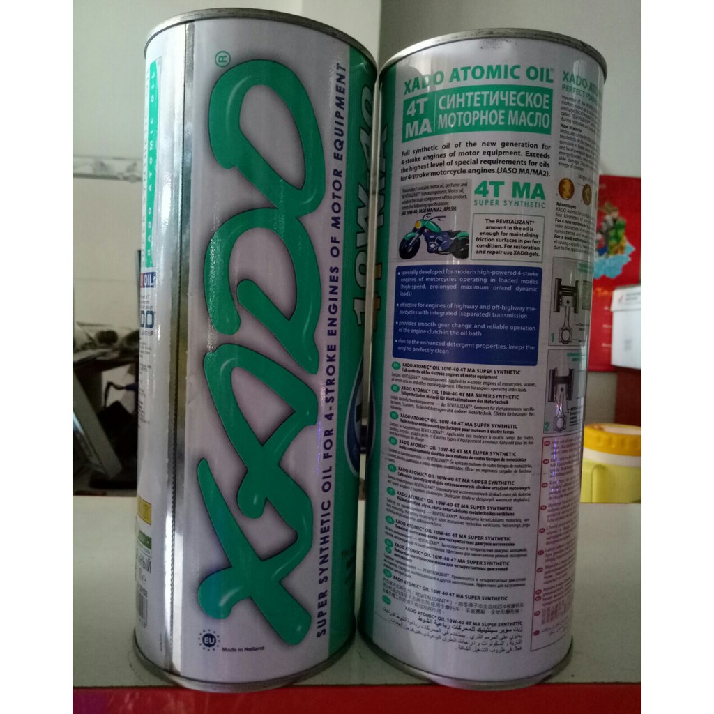 [HCM]Nhớt Xado Atomic Super Synthetic 10W40 1L