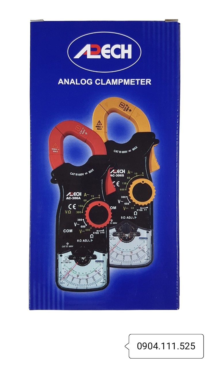 [HCM]Ampe kìm đo dòng AC APECH AC-306B (600A)