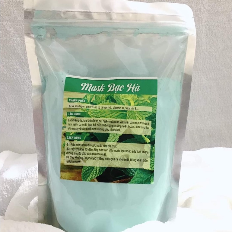mặt nạ bột bạc hà gói 1kg