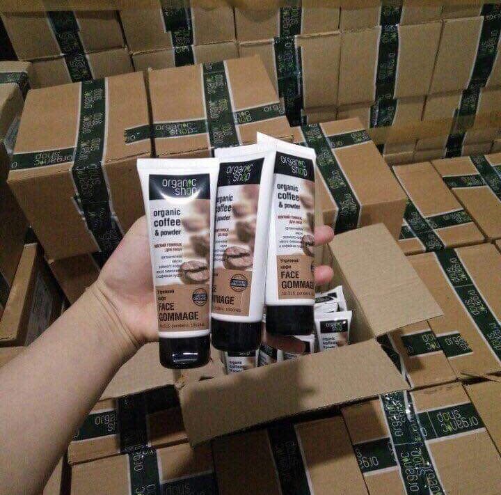 TẨY DA CHẾT MẶT CAFE ORGANIC