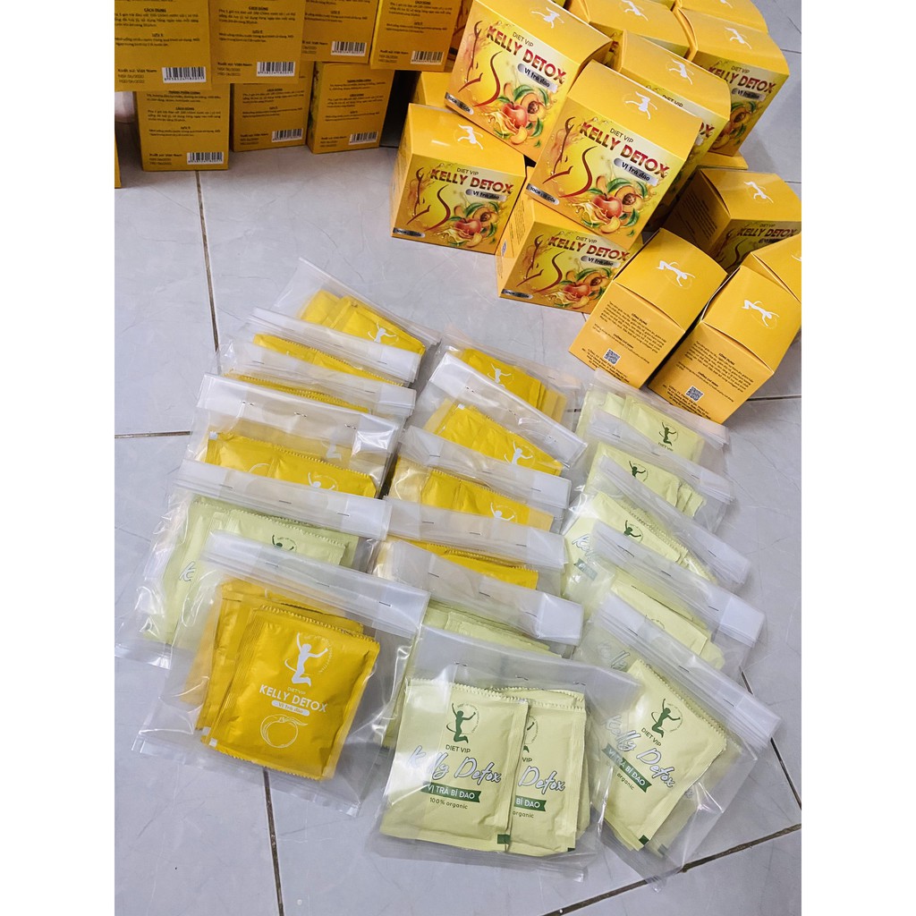 Trà Đào Giảm Cân Kelly Detox