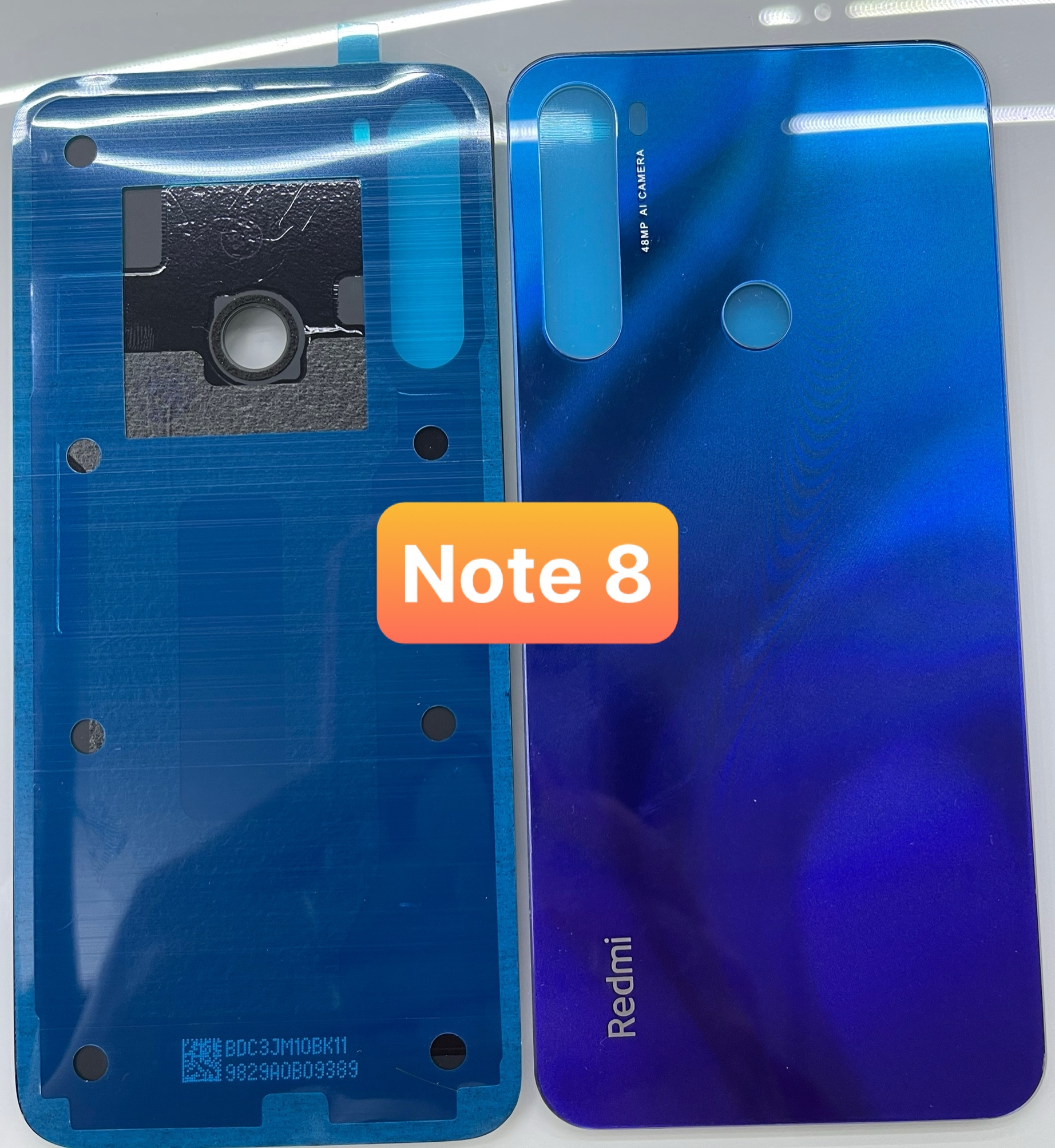 nắp lưng sau(kính lưng)xiaomi note 8 zin