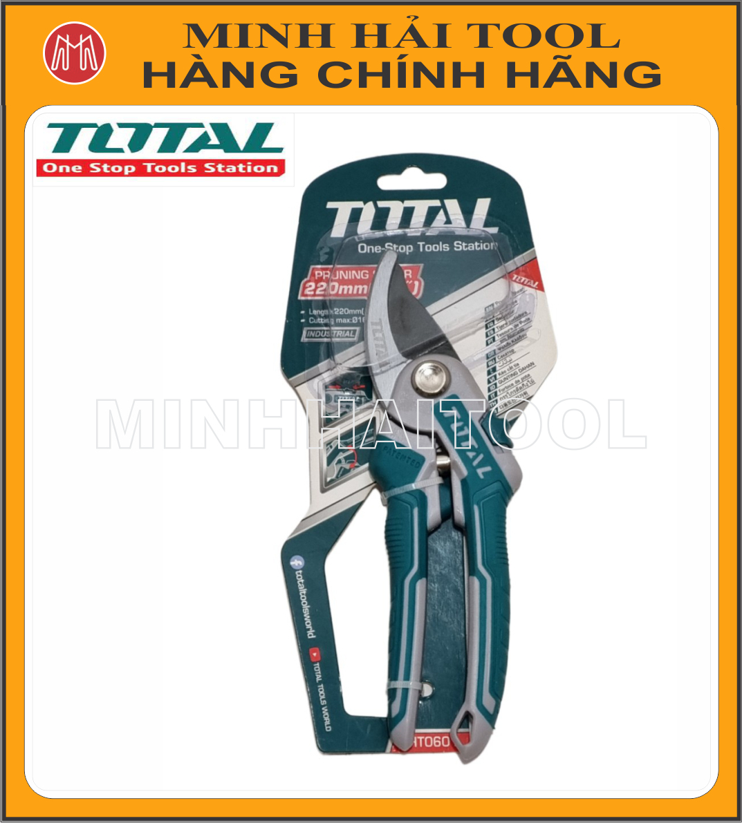 Kéo cắt tỉa 220mm TOTAL THT0601