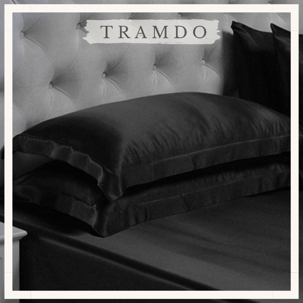 Vỏ Gối Nằm TRAMDO BEDDING 50x70cm Lụa Satin Silk (nhiều màu)