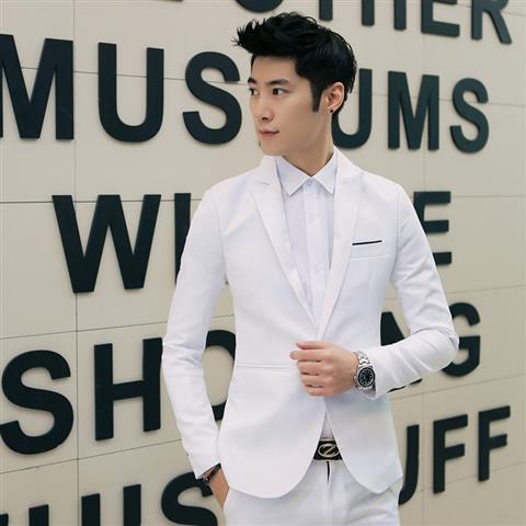 Bộ vest nam lễ phục cưới chú rể bộ ba chiếc sọc hàn quốc ôm dáng bộ vest trào lưu phong cách anh