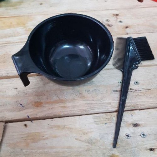 bộ cọ và chén nhuộm tóc