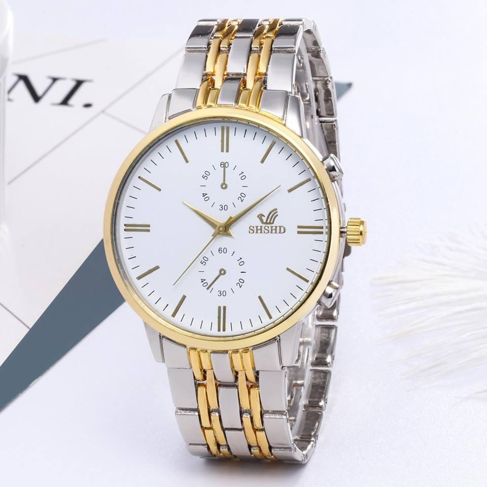 Đồng hồ thời trang nam SHSHD chỉ vàng