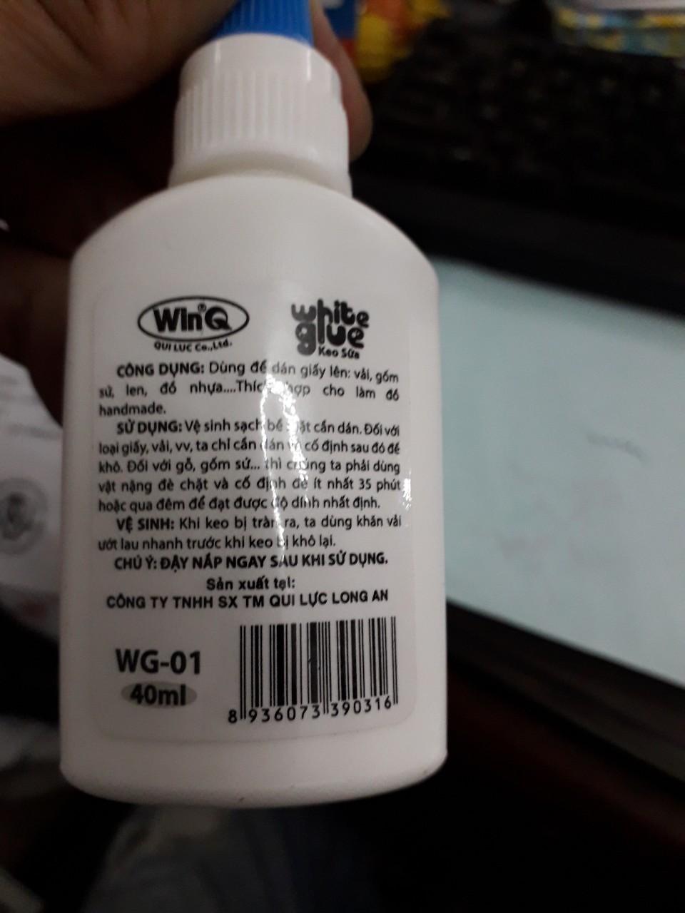 3 hộp keo sữa white glue loại 40ml