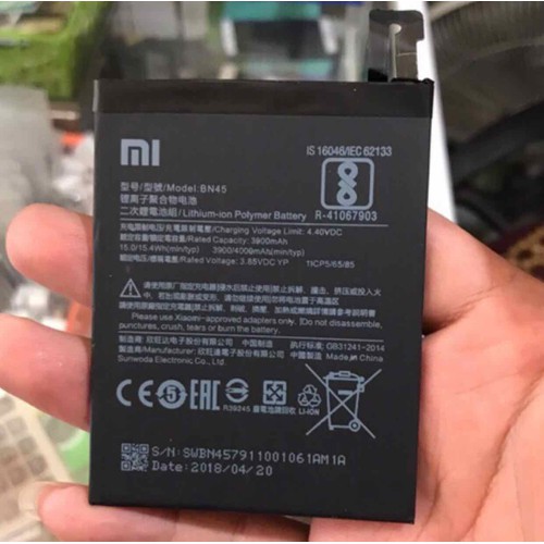 Pin xiaomi redmi note 5 bn45