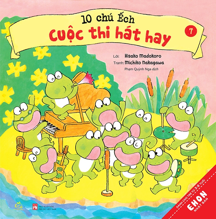 Fahasa - Bộ Sách 10 Chú Ếch (Tập 7 Đến Tập 12) - Bộ 6 Cuốn