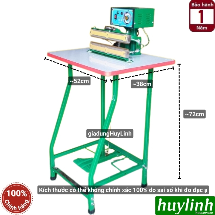 Máy hàn miệng túi đạp chân Tân Thanh M5-400 [M5-300] [máy ép dẻo] [Máy ép túi cà phê - túi trà - túi bạc - túi giấy]