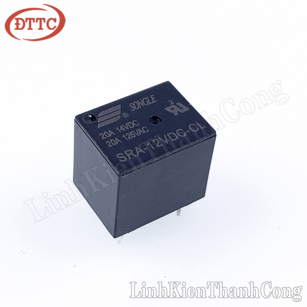 Relay SRA-12VDC-CL 12V 20A 5 Chân