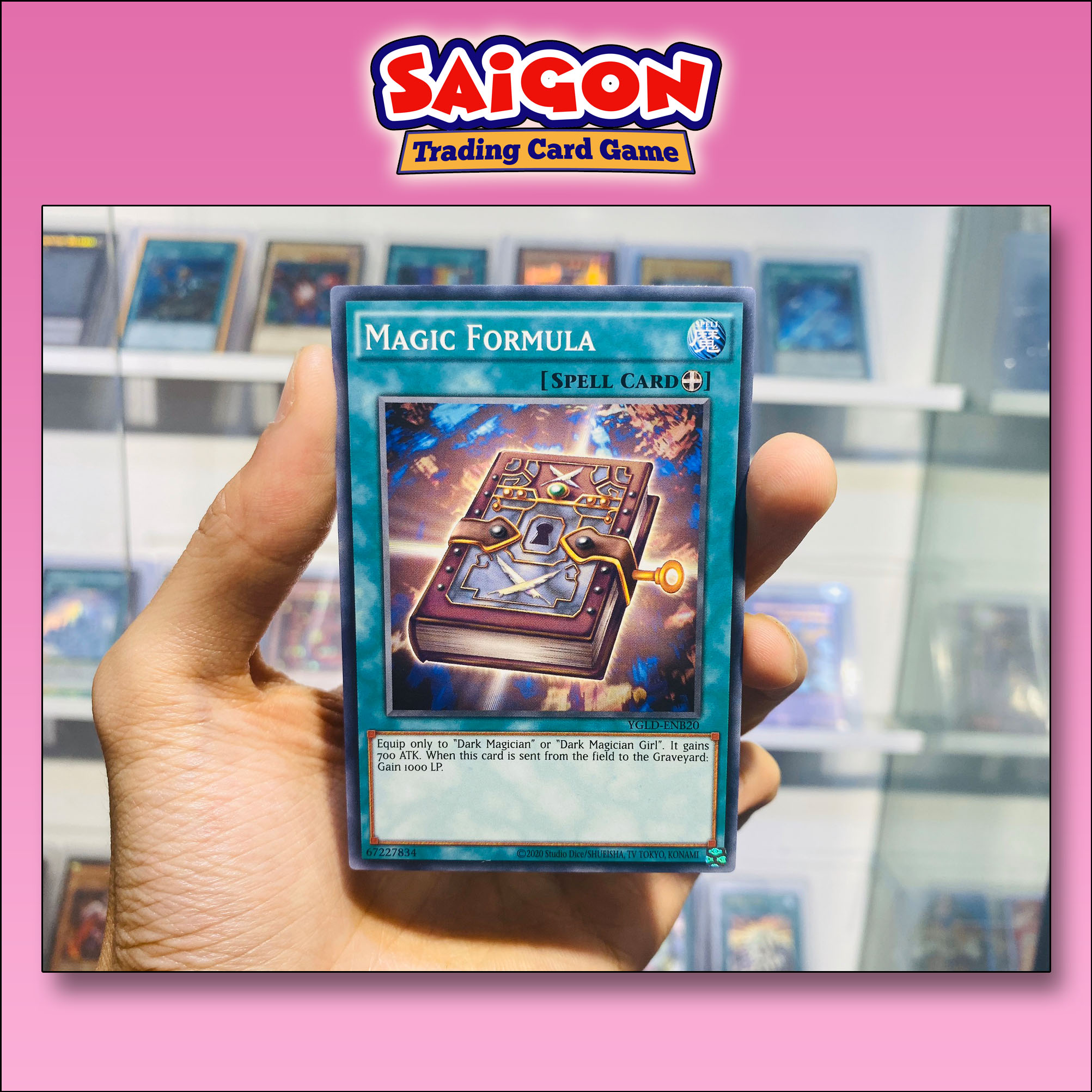 Thẻ bài yugioh mã ygld-enb20 - magic formula - common - unlimited edition
