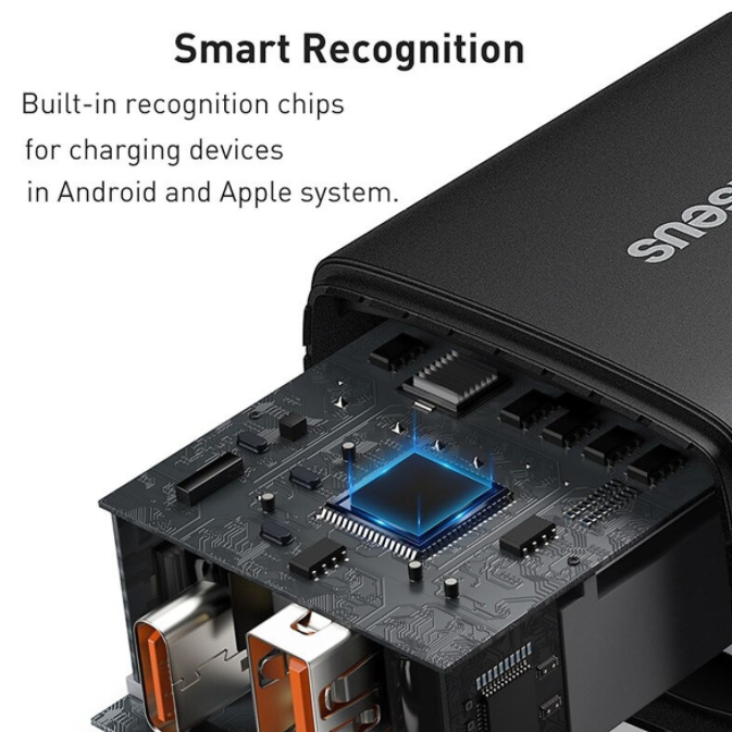 [BH 12 Tháng] Củ cốc sạc nhanh siêu nhỏ gọn 20W Baseus Compact Quick Charger(USB + Type C,công suất 20W)