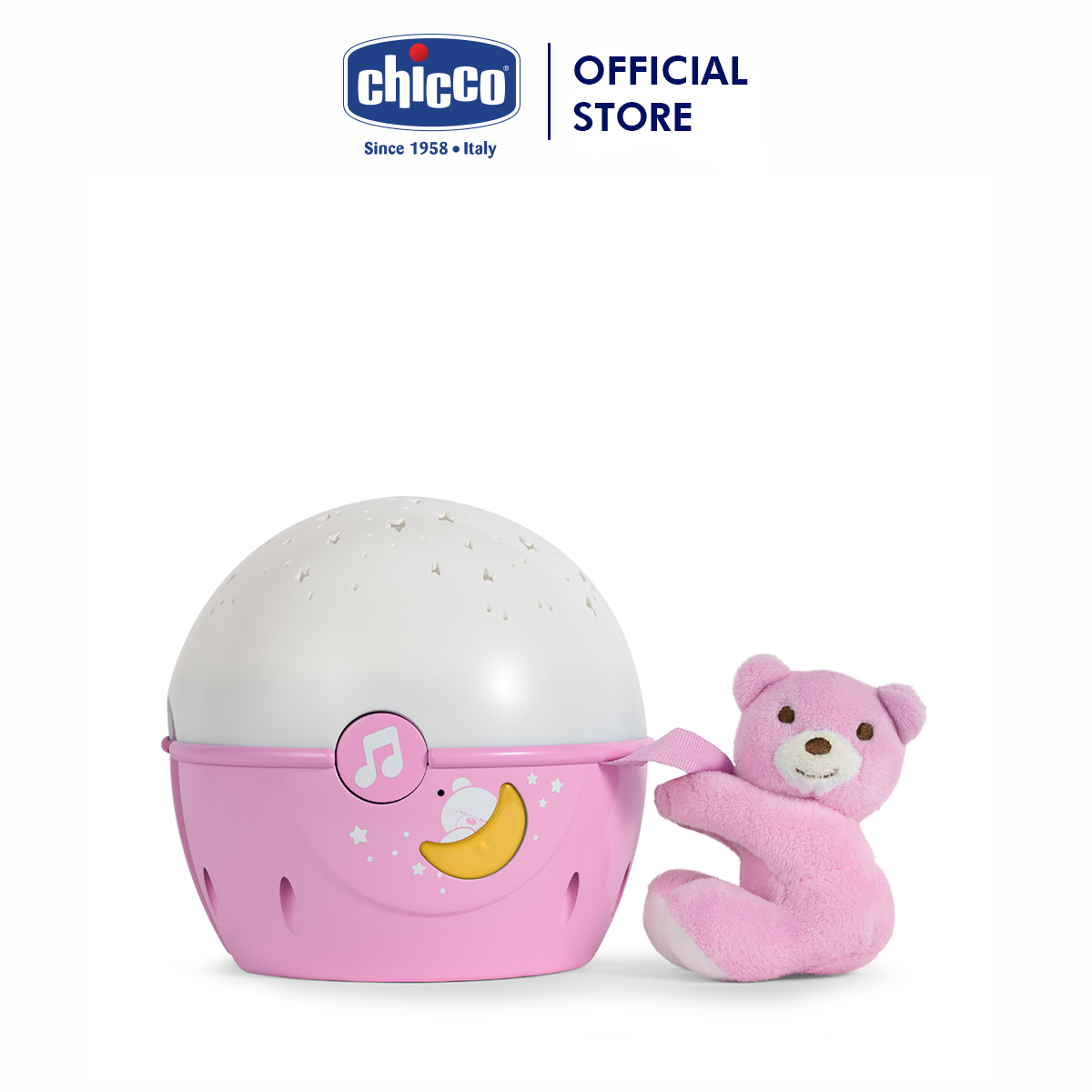 Đèn ngủ gắn cũi phát nhạc  Chicco
