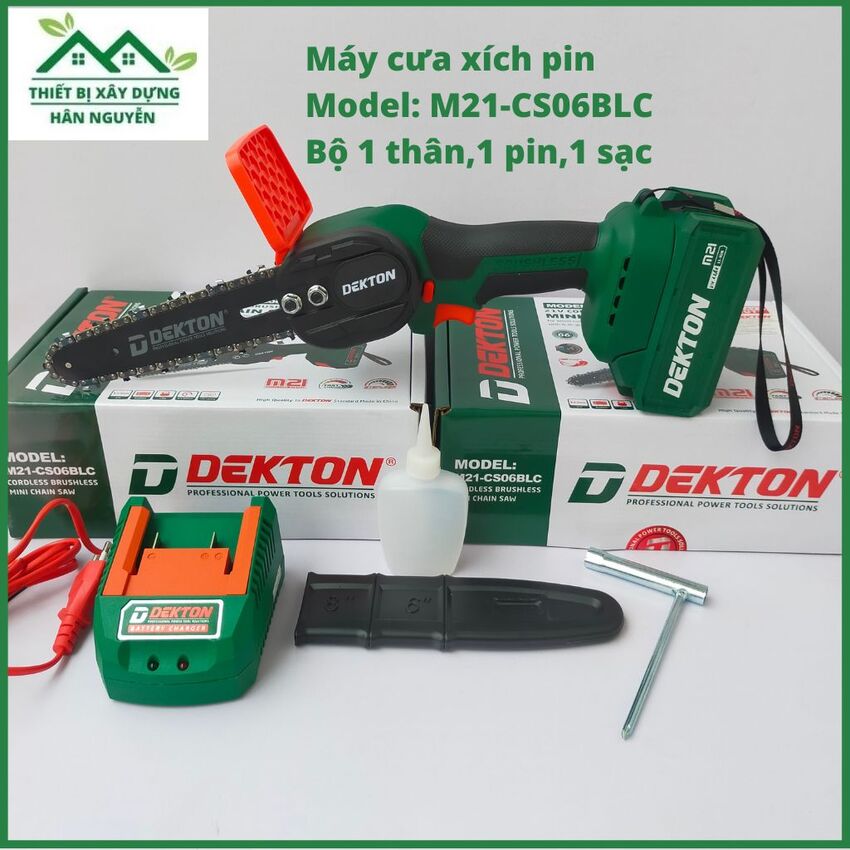 Máy cưa xích pin không chổi than công xuất 2000W lam dài 12 inch độ cắt ...