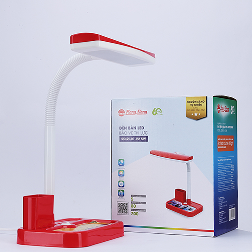 Đèn bàn học Rạng Đông chống cận 5W, Model RDRL01.V2