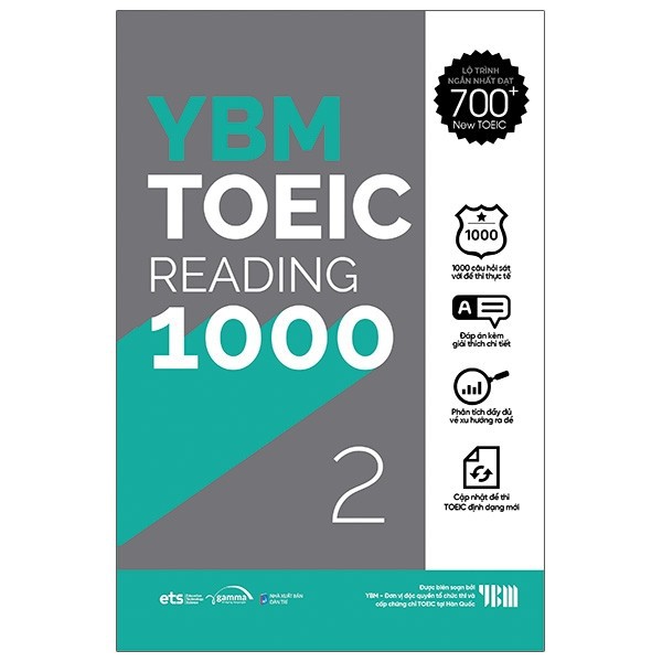 Sách - YBM Actual Toeic Tests RC 1000 - Vol 2