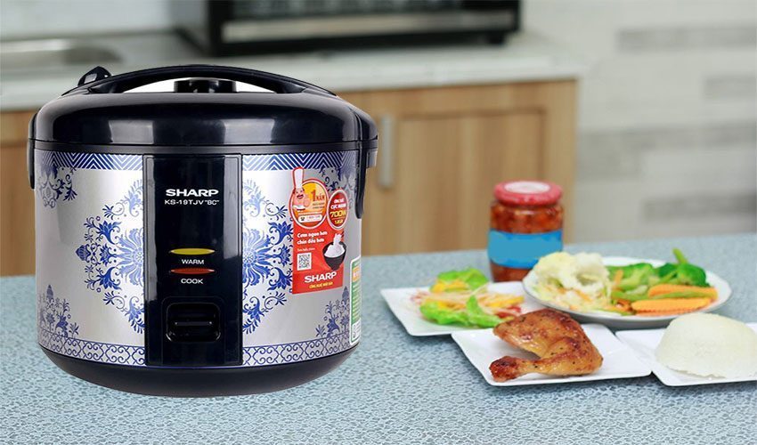 [HCM]Nồi cơm điện Sharp 1.8L KS-19TJV-BC