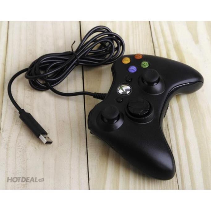 Tay Cầm Xbox 360 Controller Có Dây Chơi Game Cho PC FO3 FO4 PS