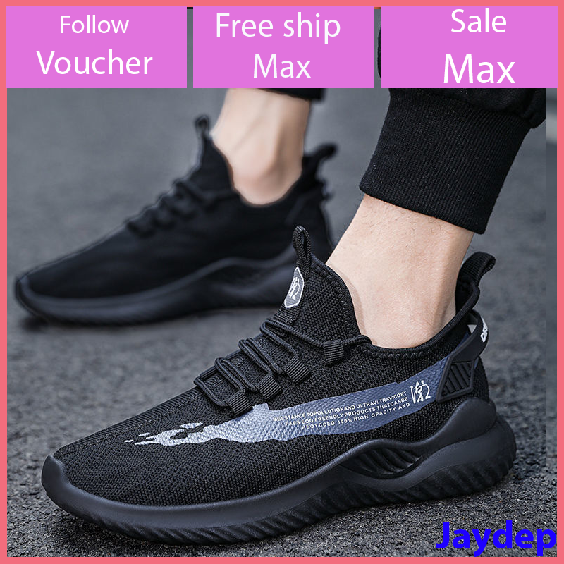 BÁO GIÁ GIÀY NAM THỂ THAO TIKI | Shopee Lazada Sendo Tiki mới nhất 64 Giày nam thể thao, giày sneaker nam màu đen, kem, trắng kiểu buộc dây êm chân đi bộ chạy thoải mái V269
