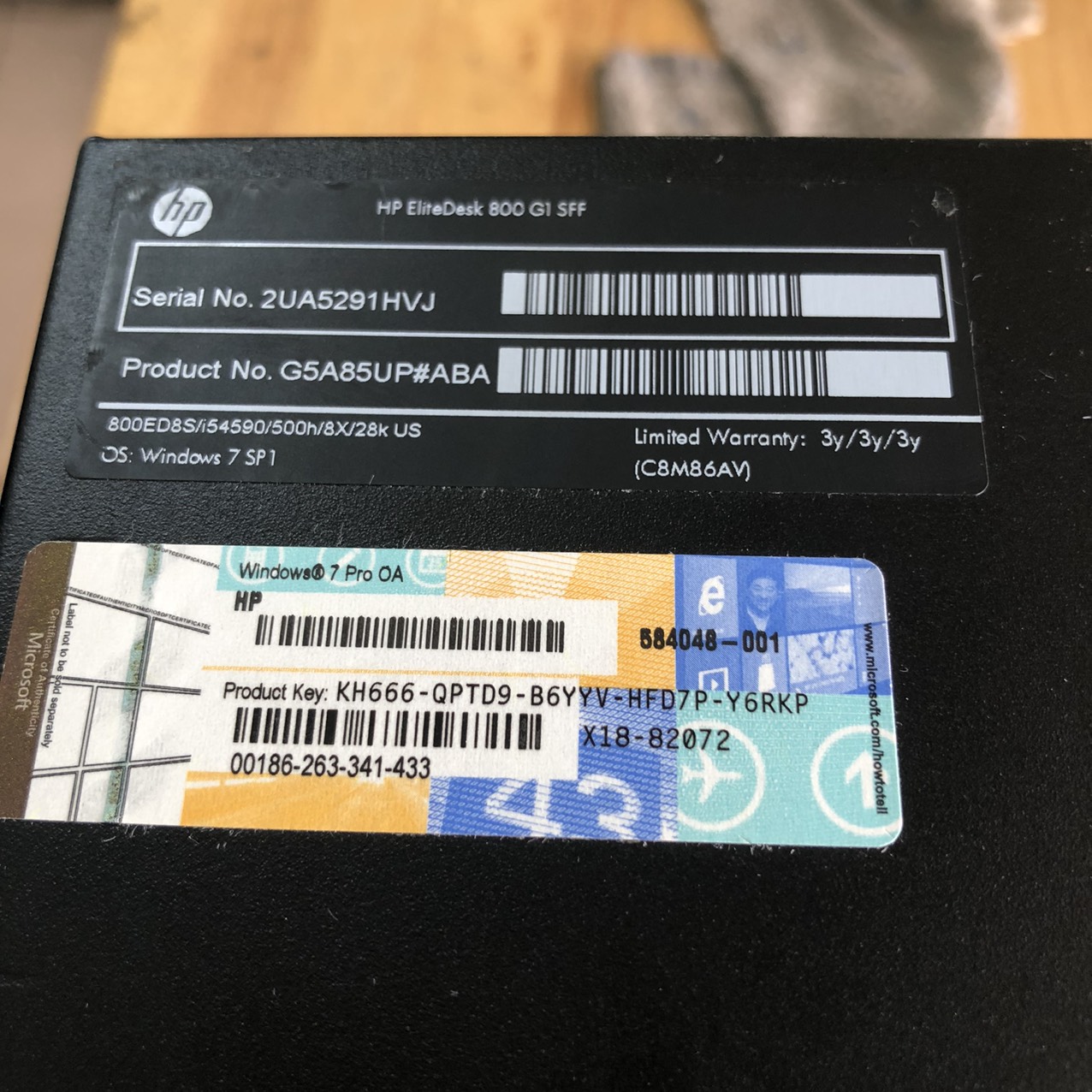 [HCM]XÁC MÁY HP 800G1 SOCKET 1150 (BAO GỒM MAIN CASE NGUỒN QUẠT CPU)