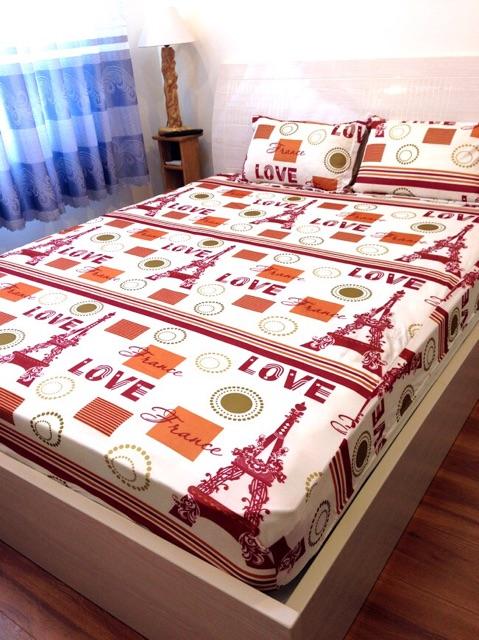 [HCM]Drap nệm thun lạnh (ga nệm thun lạnh) 1m2 x 2m VNK2 (Giao màu ngẫu nhiên)