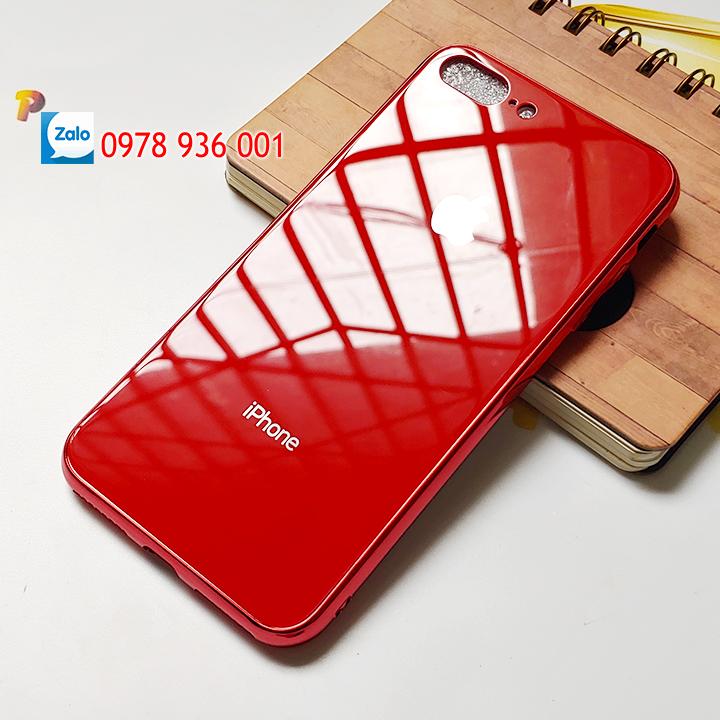 [TẶNG CƯỜNG LỰC] Ốp lưng iPhone 7 Plus - iPhone 8 Plus lưng kính CAO CẤP