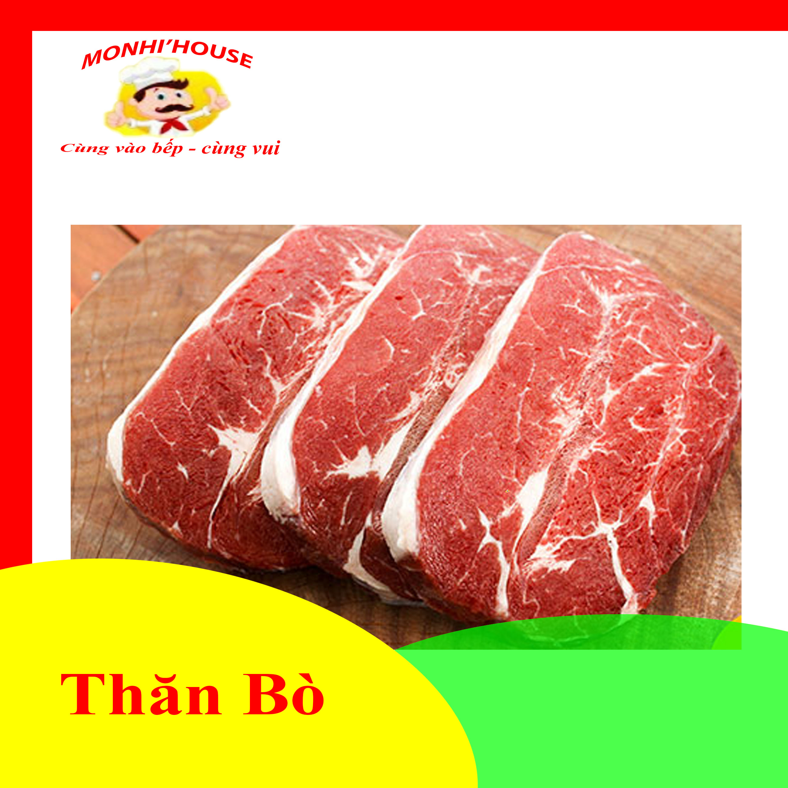 500G THỊT THĂN BÒ BÍT TẾT MỀM, NGON( SHIP HỎA TỐC HCM)