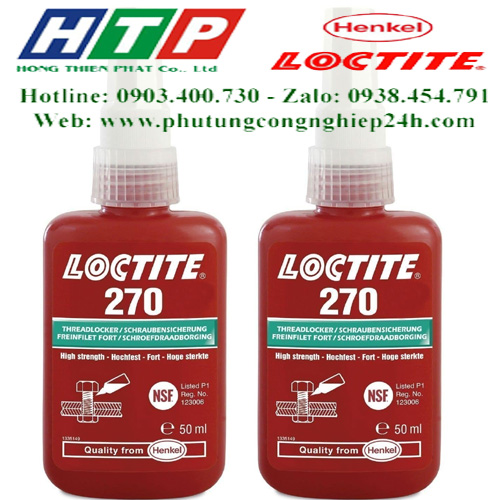 Keo dán khóa ren loctite 270-50ml