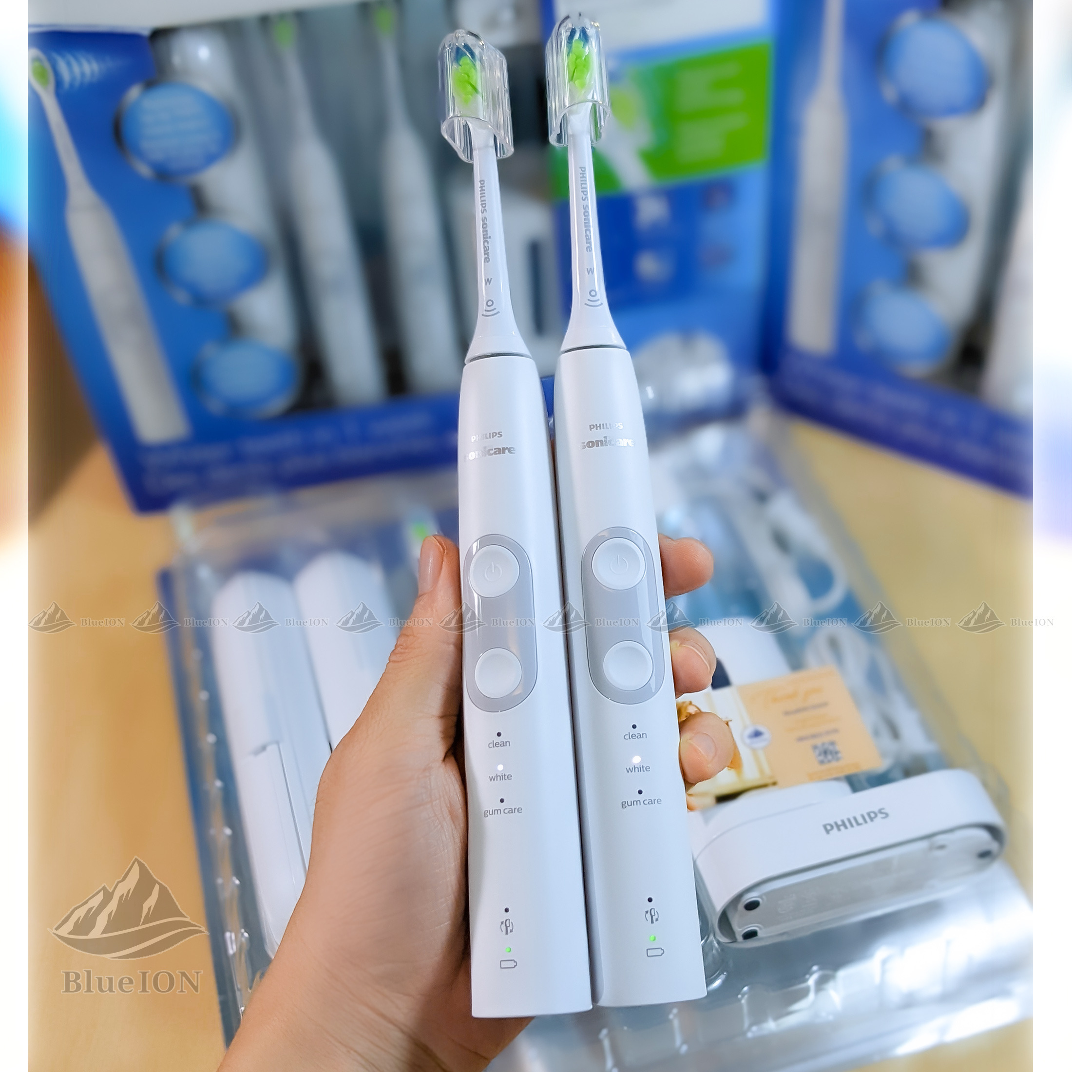 [Có tách lẻ] Bộ đôi Bàn chải điện Philips Sonicare ProtectiveClean 5100