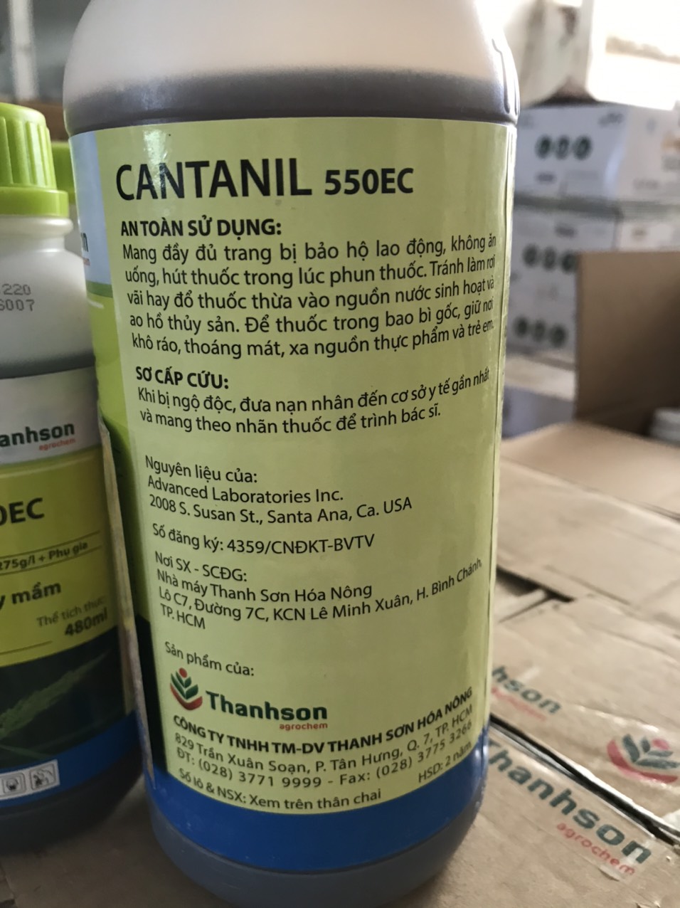 Thuốc trừ cỏ CANTANIL 550EC 1 LÍT.