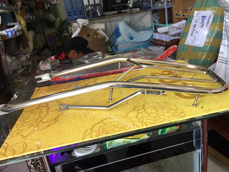 baga sau cho xe 67 (kiểu chaly 84) -Inox