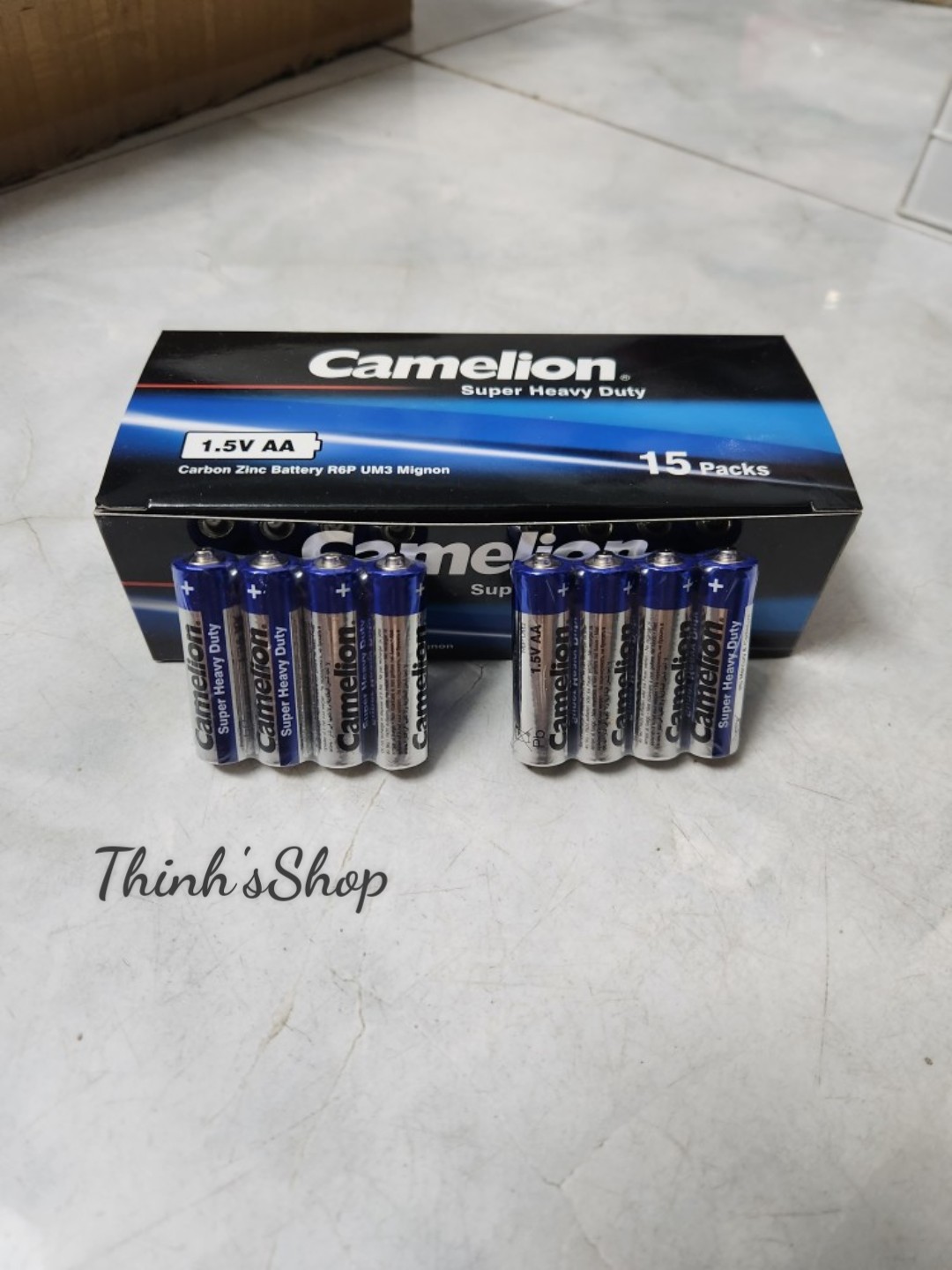 Bộ 2 vỉ (8 viên) pin AA Camelion chính hãng