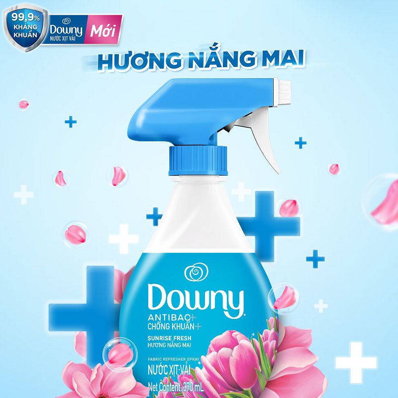 NƯỚC XỊT VẢI DOWNY HƯƠNG NẮNG MAI 370ML