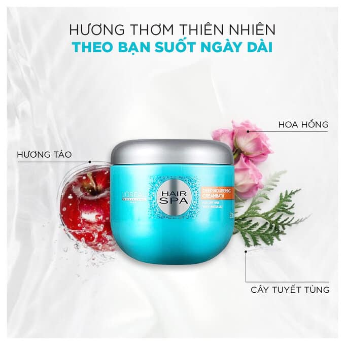 KEM Ủ TÓC LOREAL Hair Spa 500ml Phục hồi tóc hư tổn