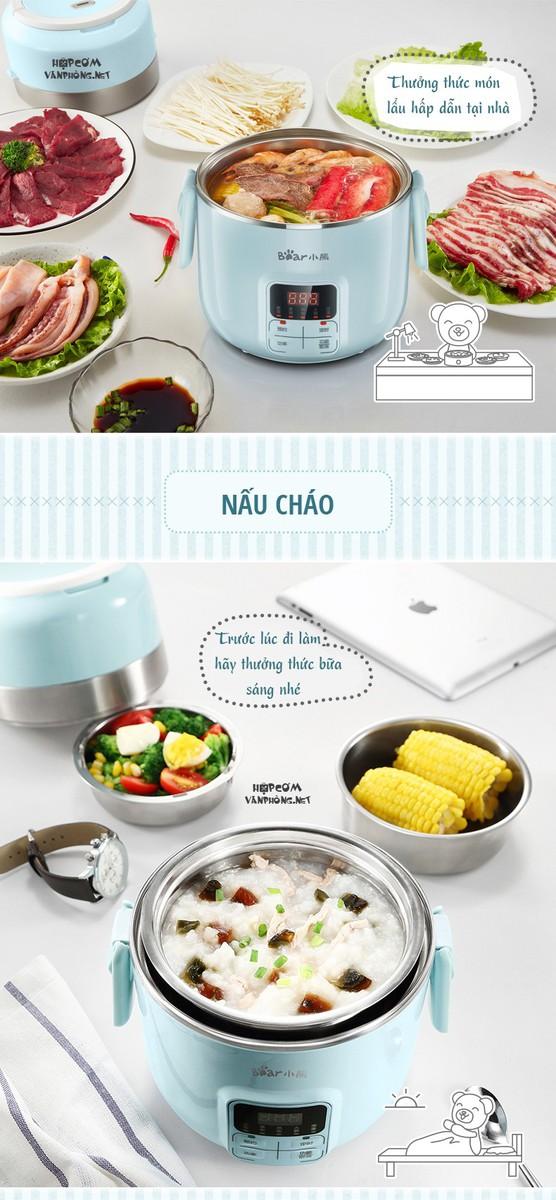 Hộp Cơm Cao Cấp Hẹn Giờ Bear DFH-B20J1