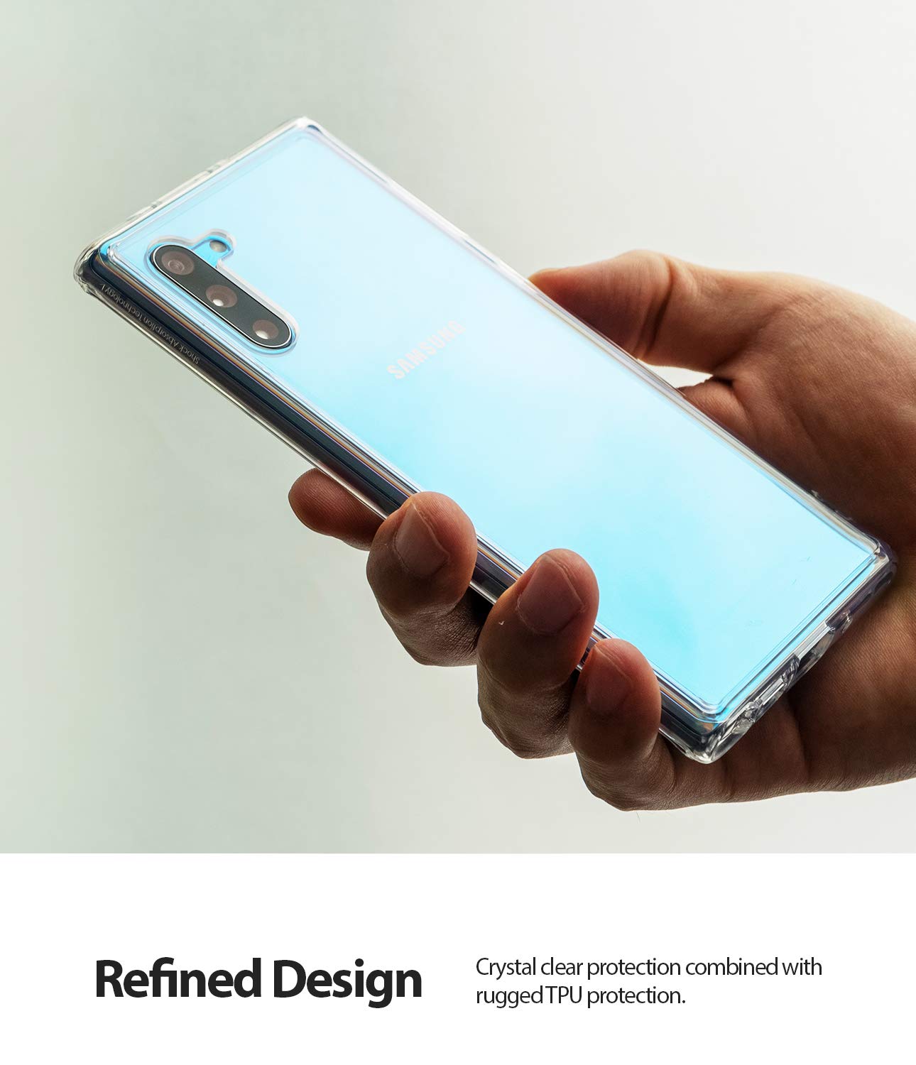 Ốp lưng Galaxy Note 10 Ringke Fusion (Ringke Fusion for Galaxy Note 10 Case) Hàn Quốc